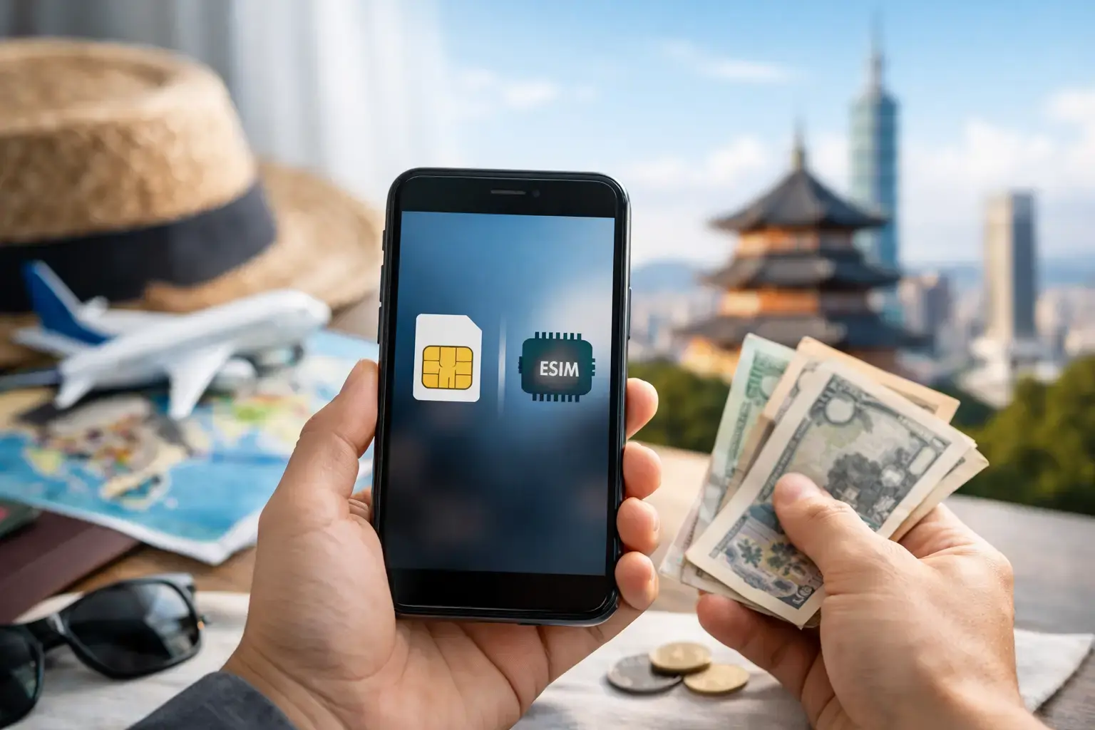 國際漫遊 與 eSIM 費用 比較，出國怎樣選才不超支又安心